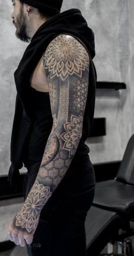 Mandala tattoo sleeve 